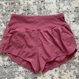Pink Lined Running Shorts